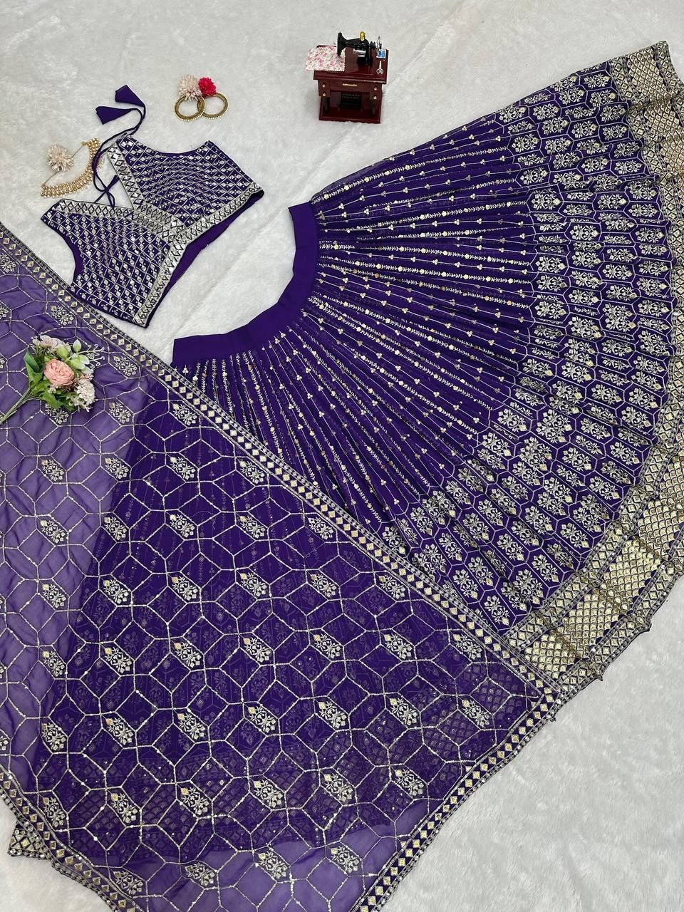 RANJINI - Purple Lehenga