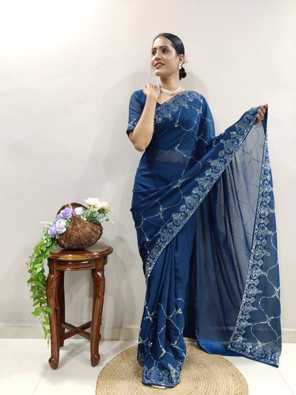 Ingrid Partywear Readymade Sarees