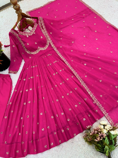 Anarkali Suit x Halter Tassel Style