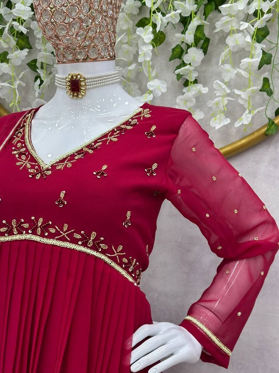 Sakura Anarkali Gown