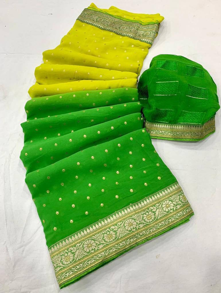 Ombré Georgette Sarees