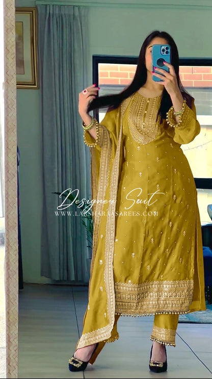 RANIA — Pastel Pakistani Salwar Suit