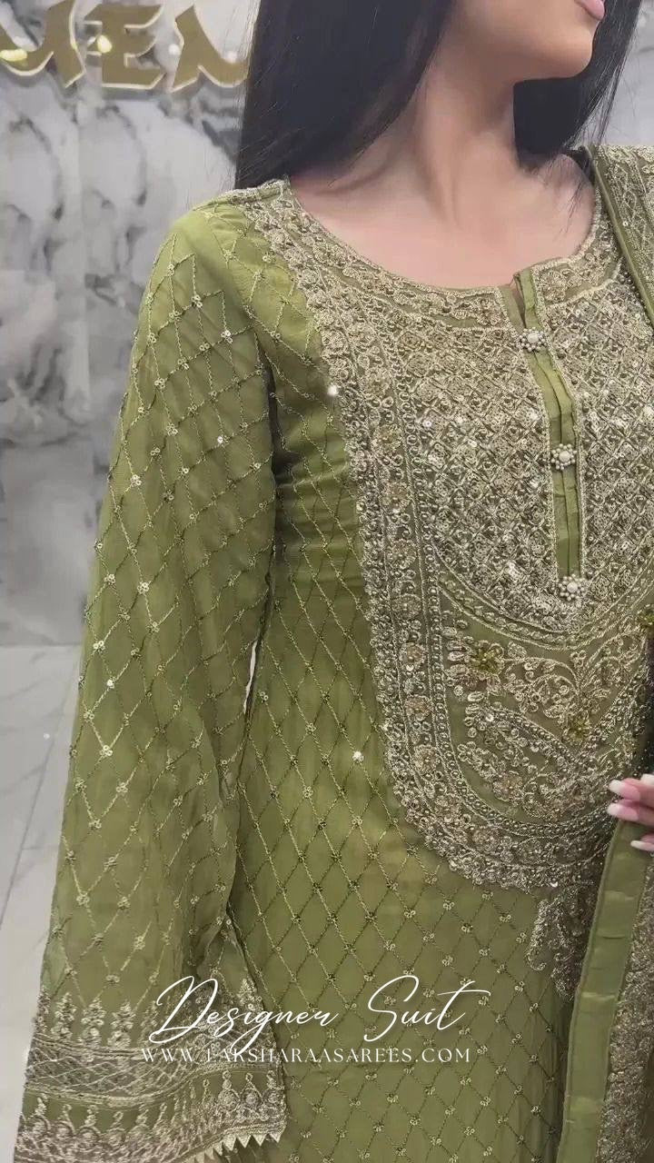 BHAVNIA — Premium Georgette Sharara Suit