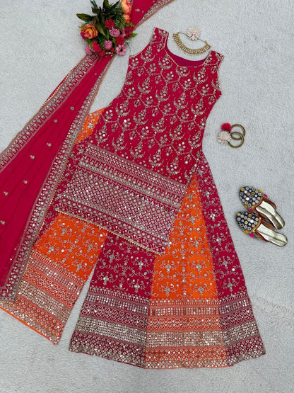 Sanali Designer Pallazo Suit Set