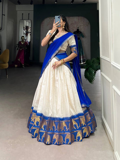 SNEHA - Poly Cotton Silk Lehenga