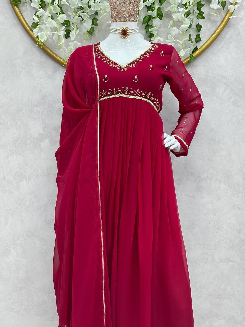 Sakura Anarkali Gown