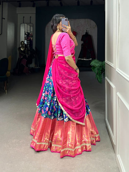 DEEPTI - Half Sarees Mysore Silk Lehenga