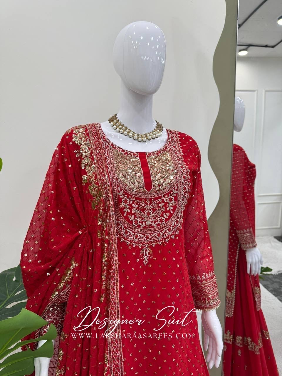 BHAVNIA — Premium Georgette Sharara Suit