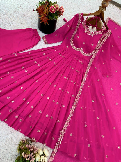 Anarkali Suit x Halter Tassel Style