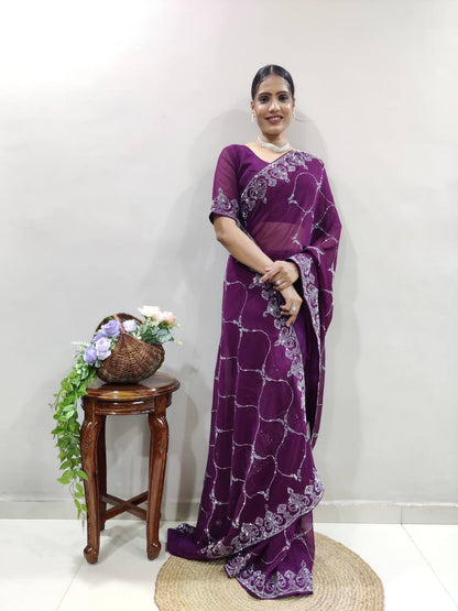 Ingrid Partywear Readymade Sarees