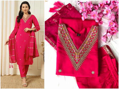 Rani Pink Kurtis Suit