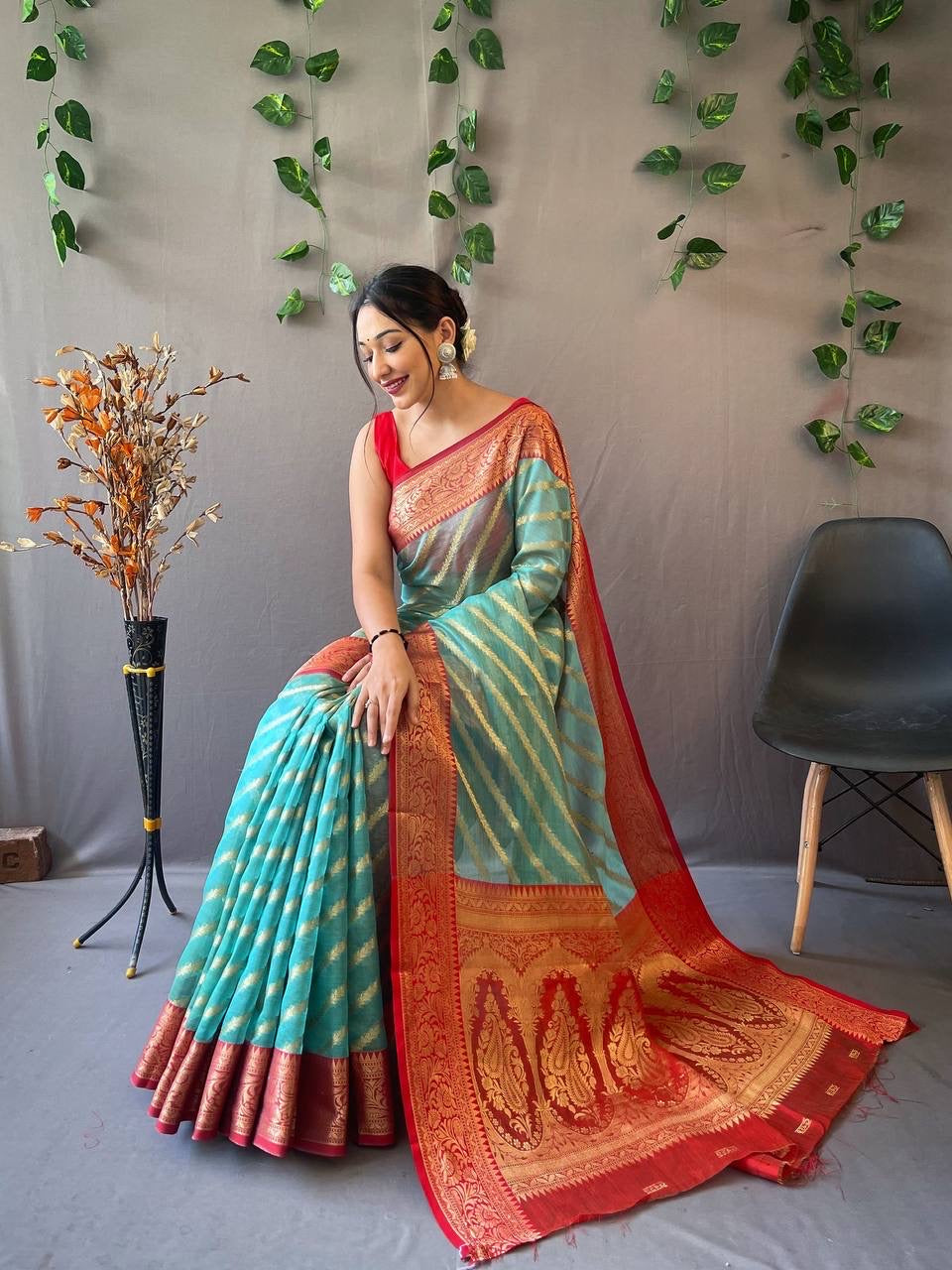 Soft Georgette Saree with Rich Borders