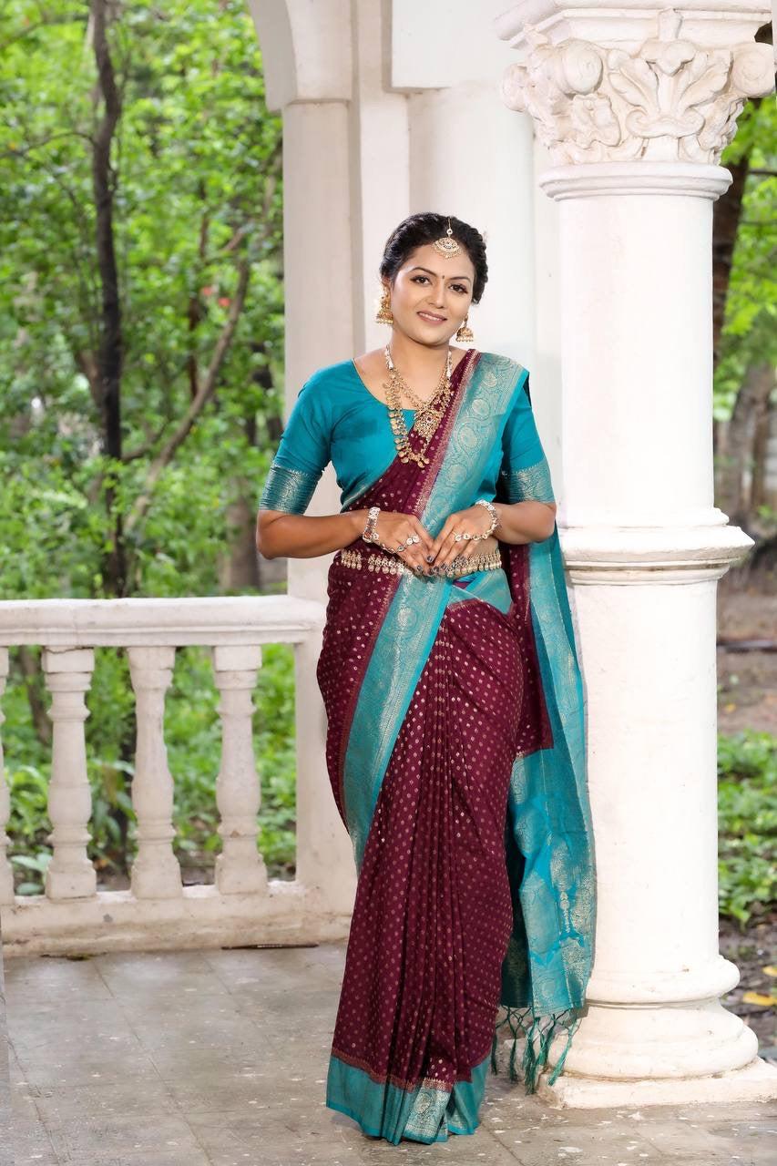 Georgette Silk Saree x Constrast Border