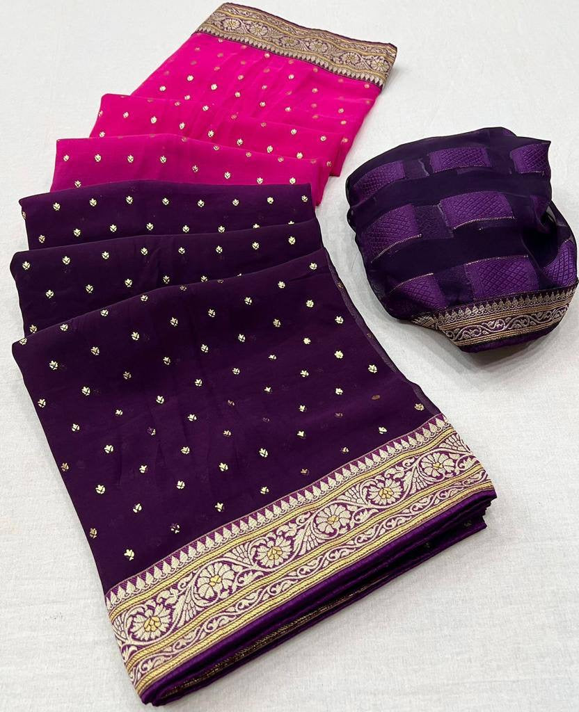 Ombré Georgette Sarees