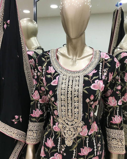 ZAINA - Floral Designer Suit