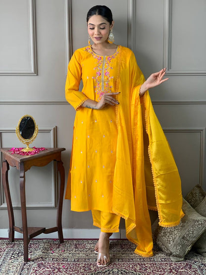 Sunshine Yellow Kurti Set