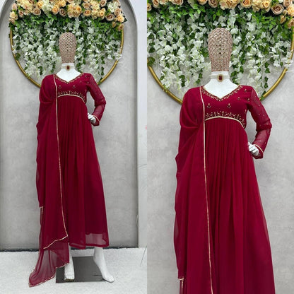 Sakura Anarkali Gown