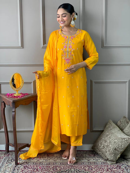 Sunshine Yellow Kurti Set