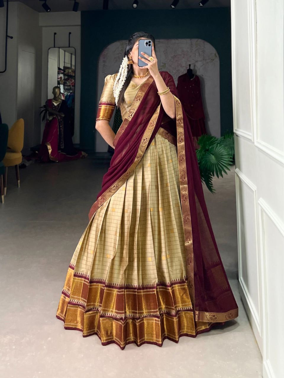 SANJANA - Half Sarees Lehenga