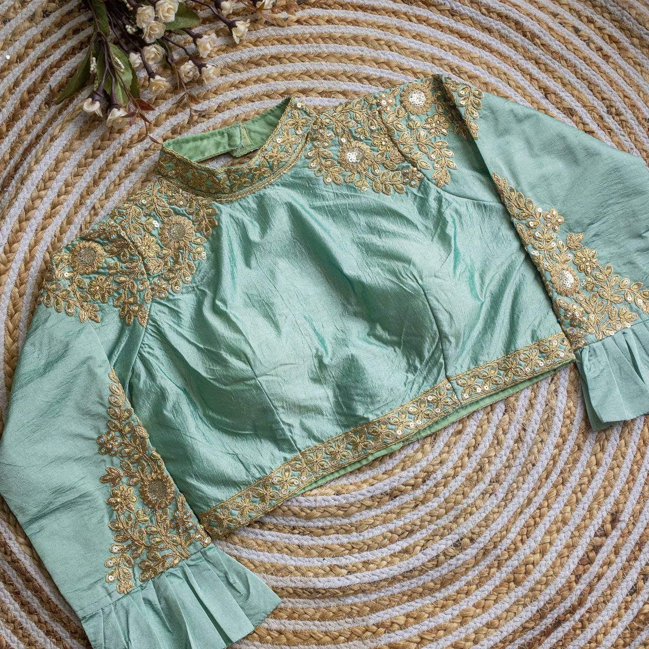 Long Sleeve ridal Readymade Blouse