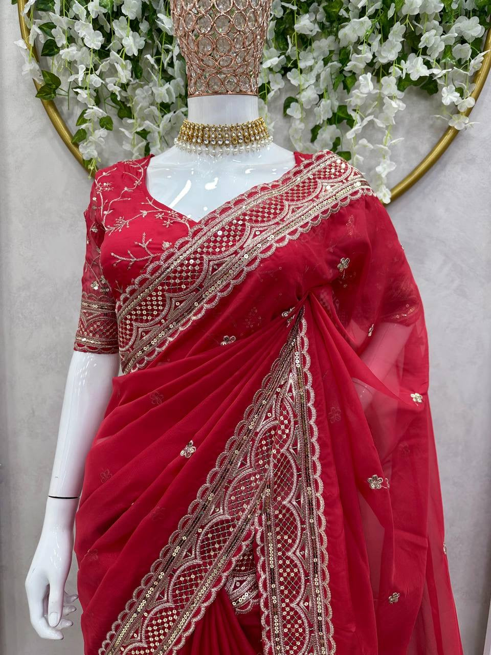 URMILA - Partywear Saree x Grand Border