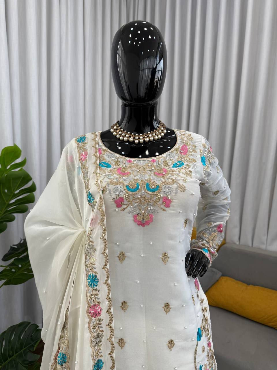 KAIRISA - Premium Sharara Suit - Laksharaa Sarees
