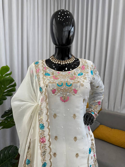 KAIRISA - Premium Sharara Suit - Laksharaa Sarees