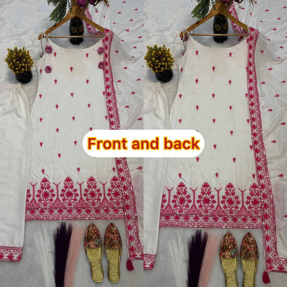 MASKA - Rose Pom Pom Kurti Set