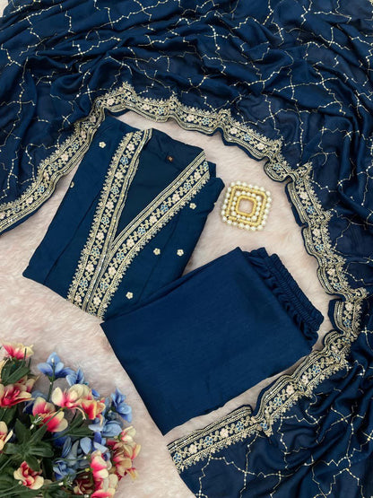 Vichitra Silk Kurta Sets