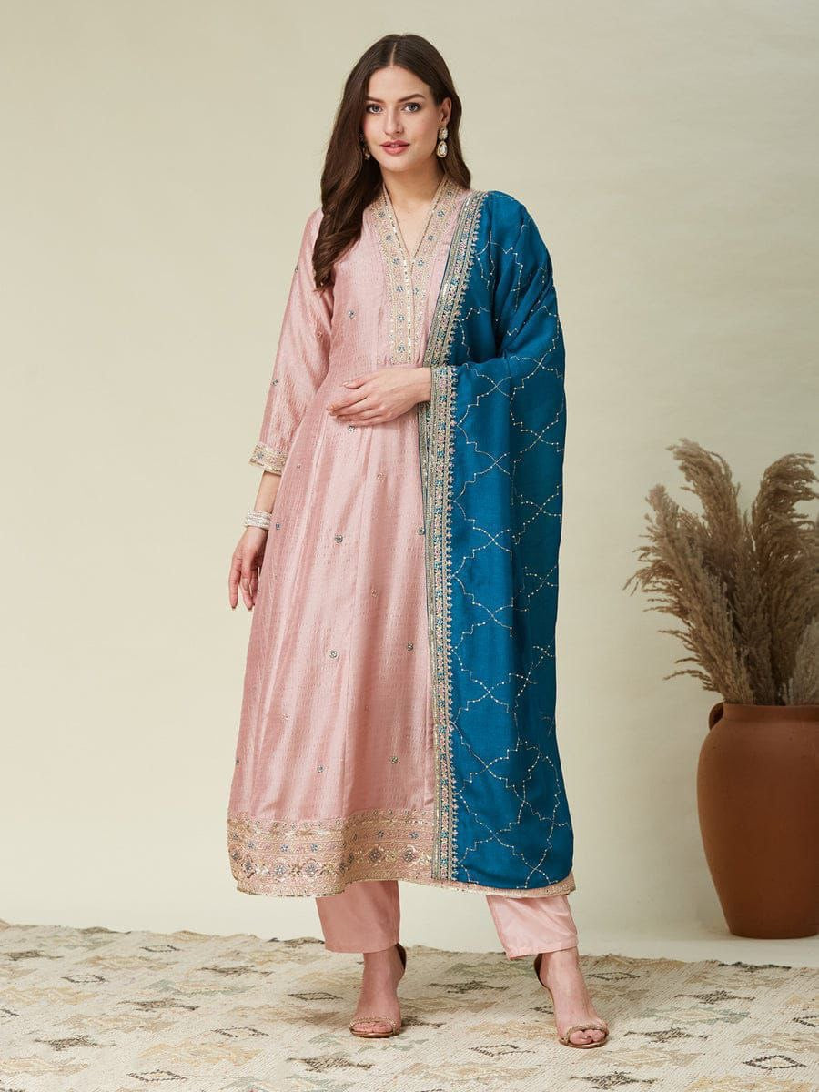 Vichitra Silk Kurta Sets