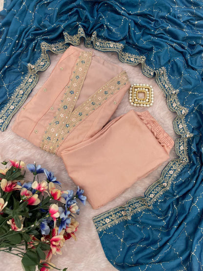 Vichitra Silk Kurta Sets