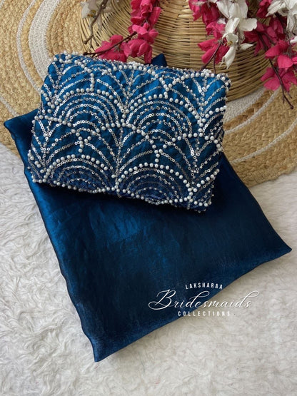 CALISTA - Bridesmaids Special Shimmer Saree