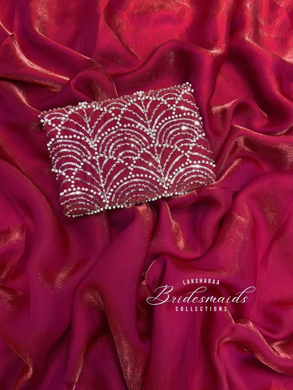 CALISTA - Bridesmaids Special Shimmer Saree