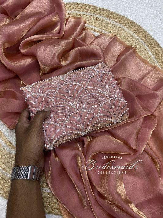 CALISTA - Bridesmaids Special Shimmer Saree