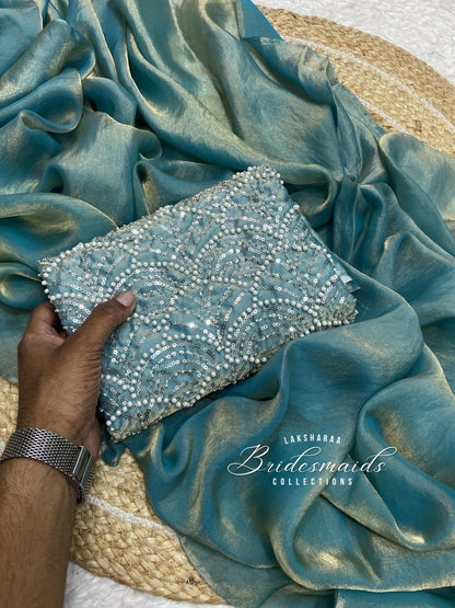 CALISTA - Bridesmaids Special Shimmer Saree