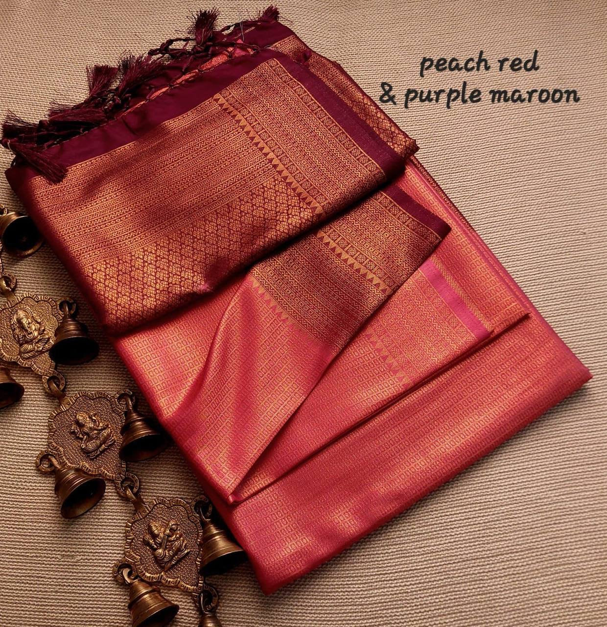 Kubera Soft Silk Saree with Constrast Border