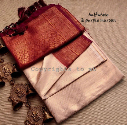 Kubera Soft Silk Saree with Constrast Border