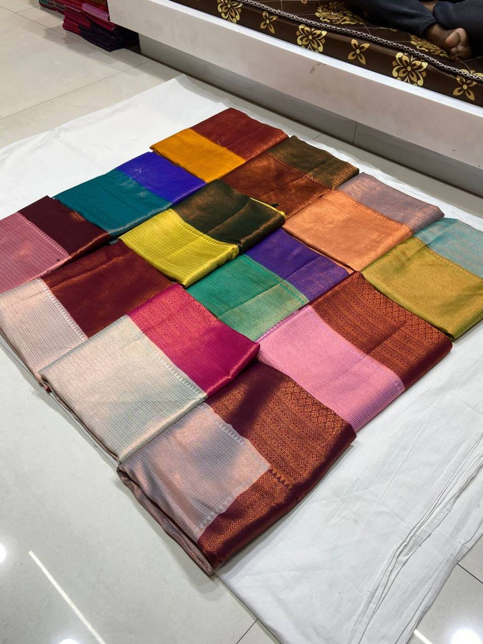 Kubera Soft Silk Saree with Constrast Border