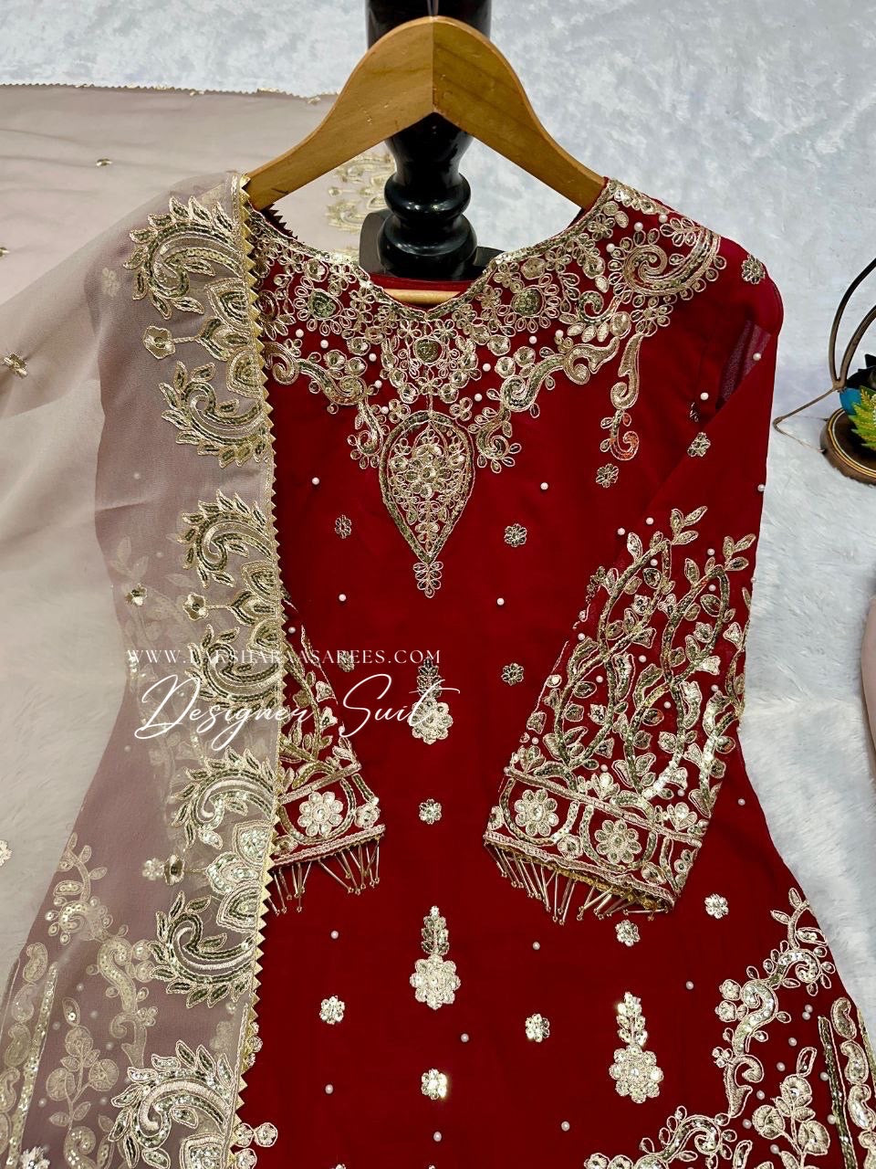 PREITY — Grand Georgette Sharara Suit - Laksharaa Sarees