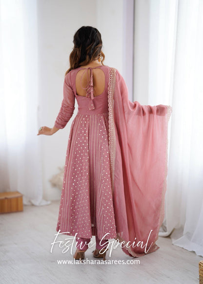 AMELIA — Crunchy Anarkali Suit