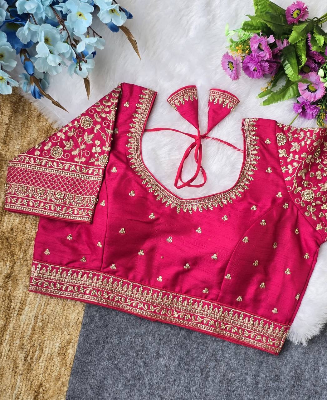 SAHI — Readymade Silk Bridal Saree Blouses