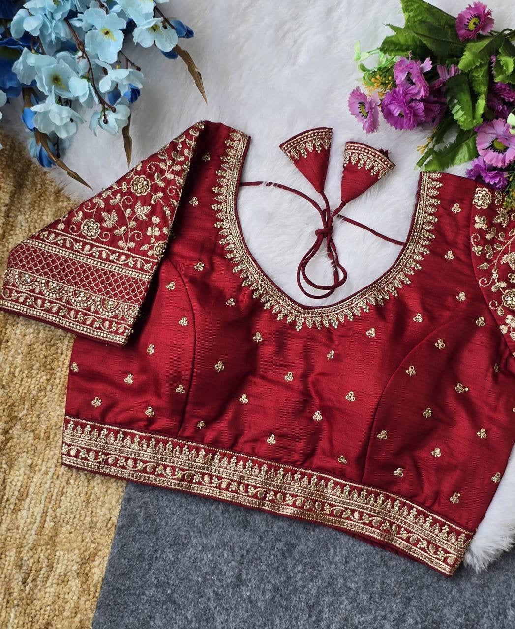 SAHI — Readymade Silk Bridal Saree Blouses