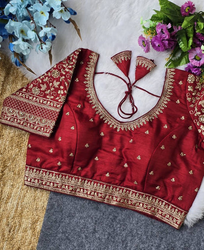 SAHI — Readymade Silk Bridal Saree Blouses