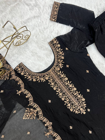 MARISA — Black Sharara suit