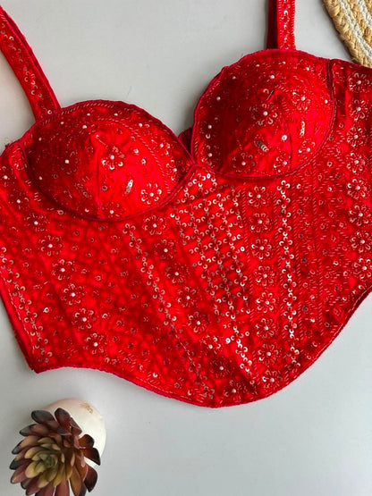 KANIKA — Grand Corset Partywear Readymade Blouse