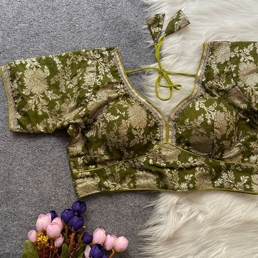 ASHWINI — Dola Silk Readymade Blouse