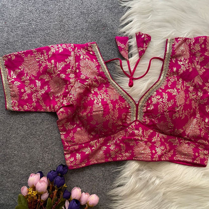 ASHWINI — Dola Silk Readymade Blouse