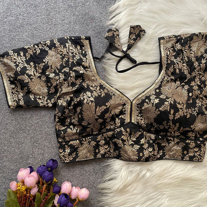 ASHWINI — Dola Silk Readymade Blouse