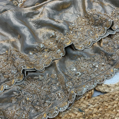 Christmas Special - Premium Partywear Saree x Heavy Embroidery Work