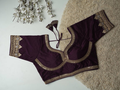 KIMI — Soft Silk Readymade blouse